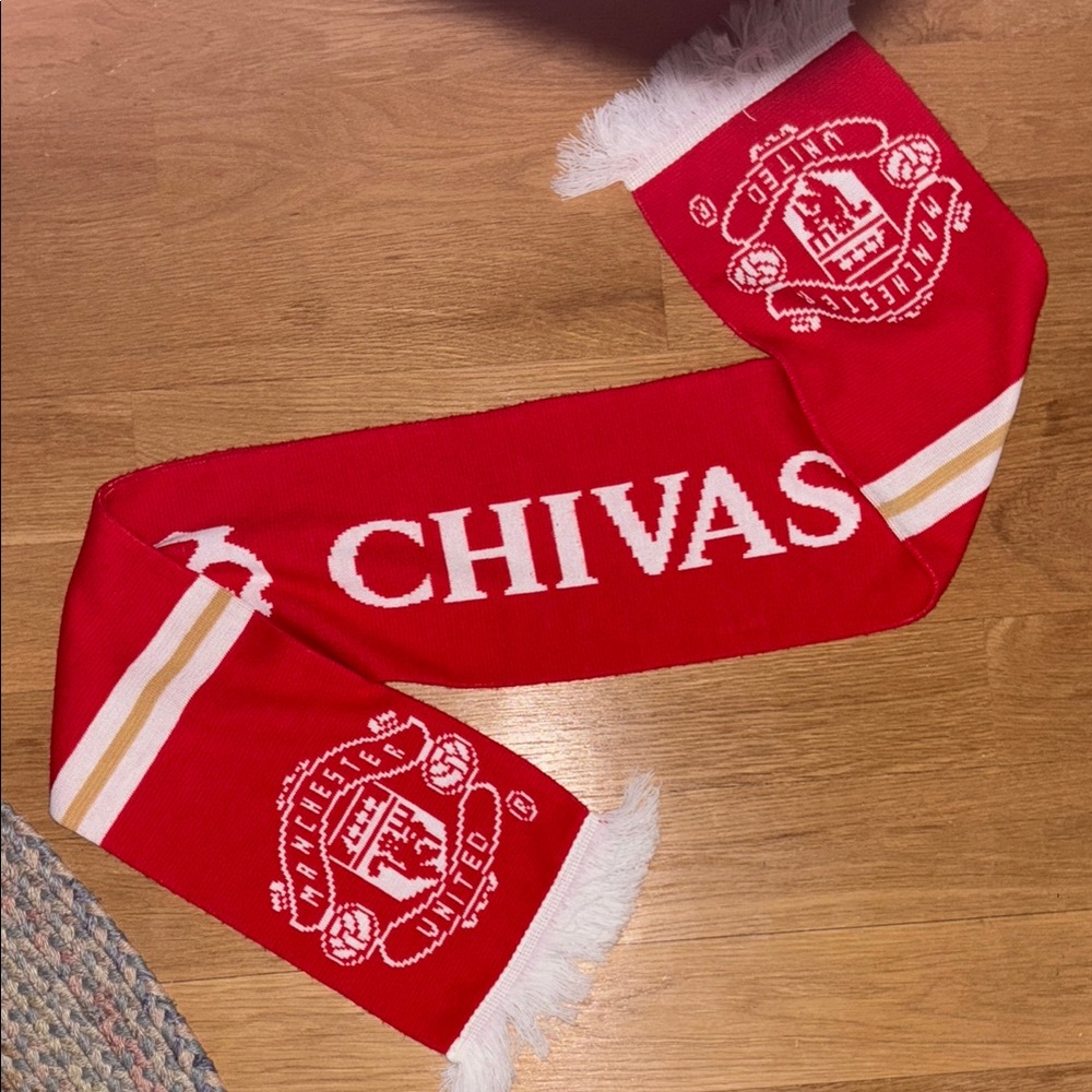 Manchester United Red Scarf